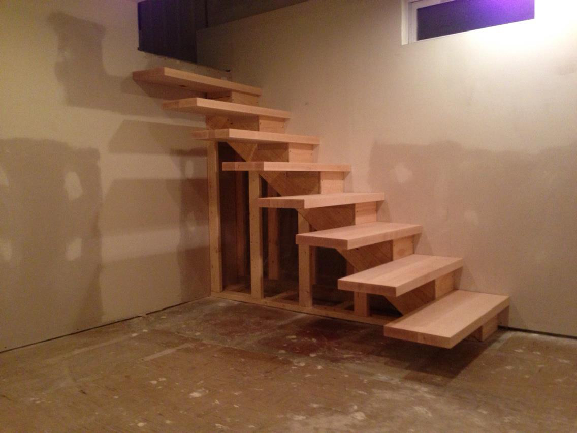 How To Build Floating Stairs Handy Father LLC