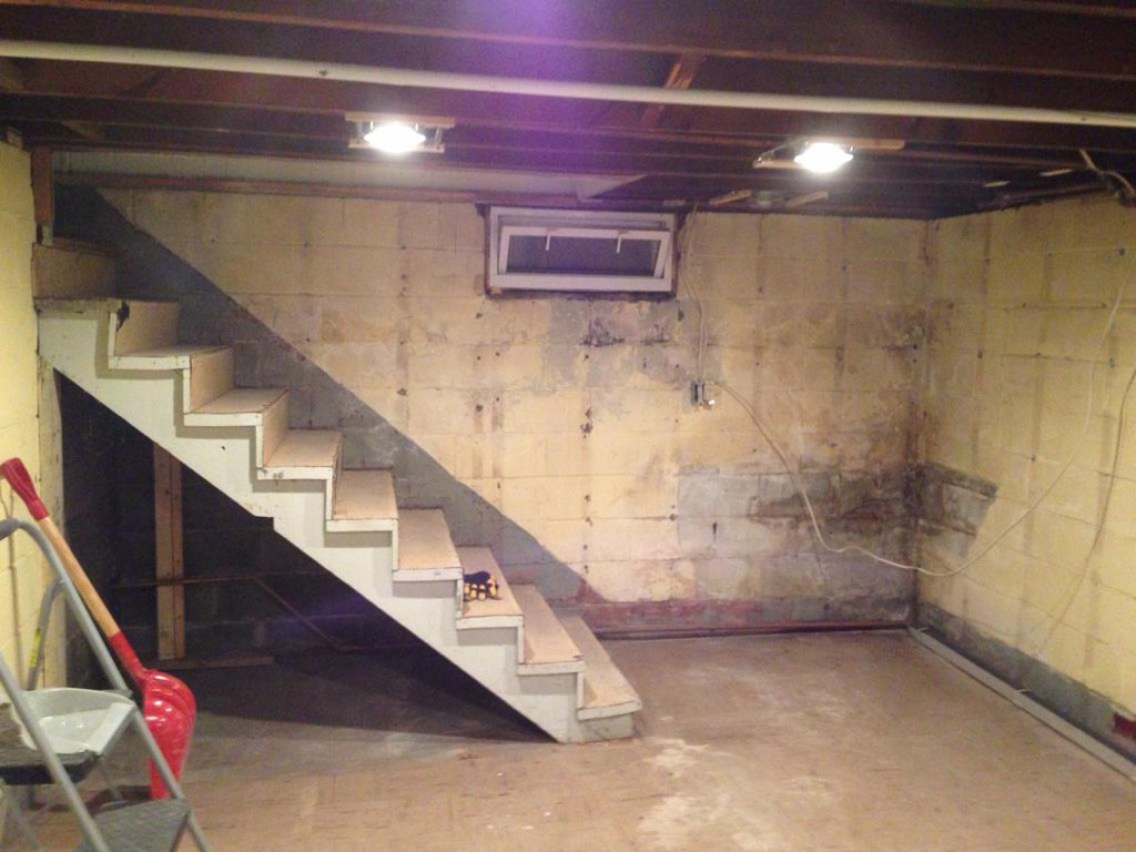 Gutted Basement How To Finish A Basement Handy Father