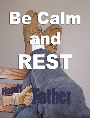 Be calm and rest