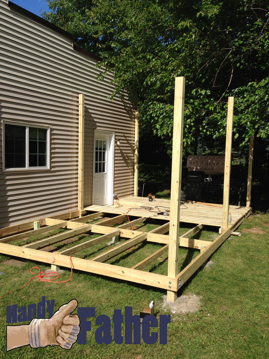 Building A Ground Level DECK - (Part 1) - YouTube