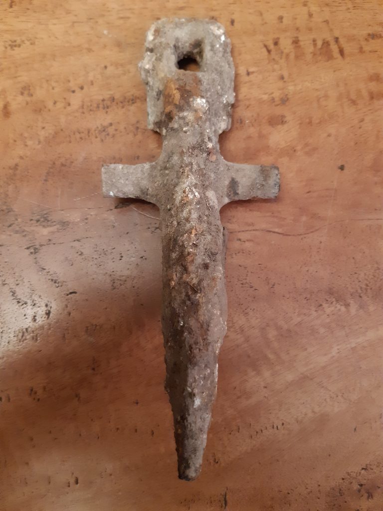 mystery farming items found metal detecting.