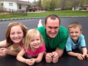 activities with kids: trampoline