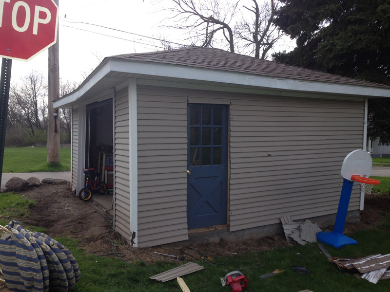 garage-side-door-during-3.4 - Handy Father, LLC