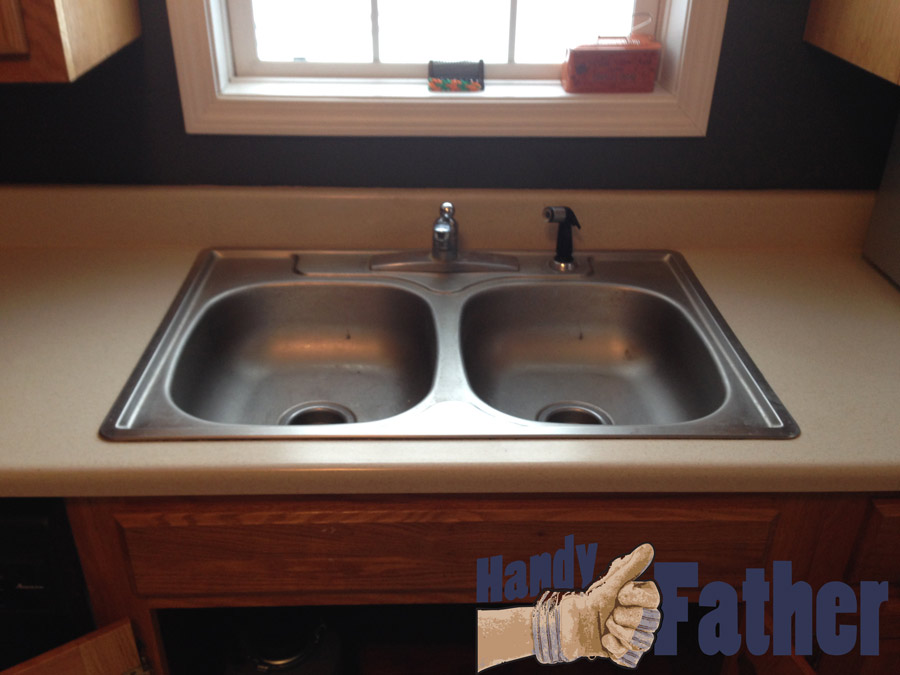 how to replace an old kitchen sink